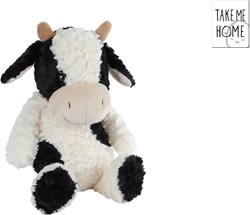 Take Me Home plush cow cuddly toy 30cm black multicolor toy