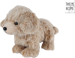 Take Me Home plush dog standing 35cm cuddle toy