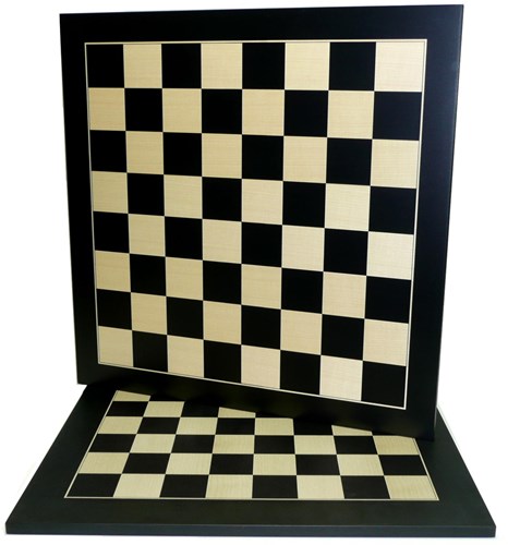 HOT Games Chessboard Black/Maple inlaid V.55mm.52cm
