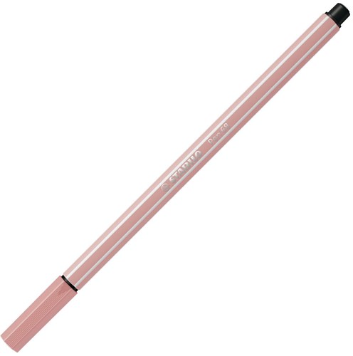 Stabilo felt-tip Pen 68 premium blush pink brush for kids-3