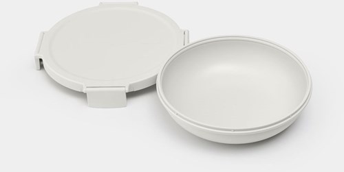 Brabantia lunch bowl 1L light grey - Make & Take - leakproof & BPA-free-2