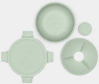 Brabantia salad lunch bowl Make & Take 1.3L Jade Green - lunchbox-3