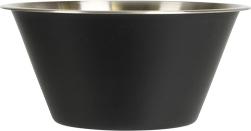 Bowl stainless steel black 950ml mixing serving bowl kitchen