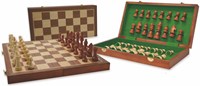 HOT Games Chess folding cassette wood inlaid 40 cm