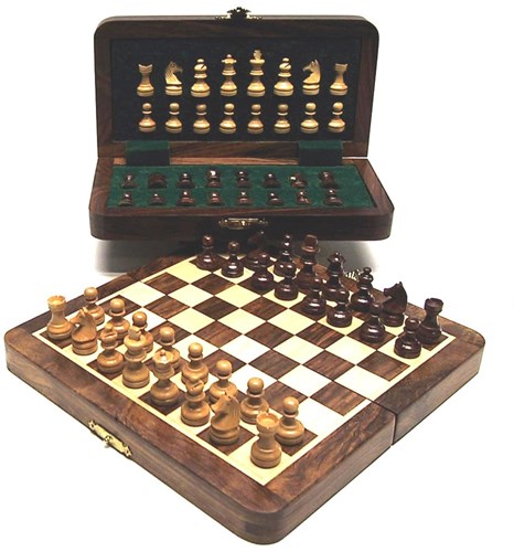 HOT Games Chess Set Acacia Magn. 20x10 cm Ingel.