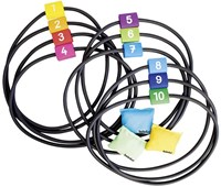 Beleduc ring and bean bag toss - Jump & Throw kids game-2