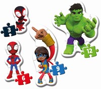 Clementoni Spidey Marvel puzzle for kids - educational toy-2