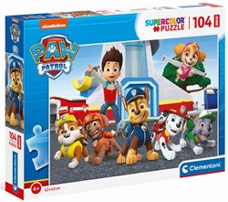 Clementoni puzzle - Paw Patrol - 104 maxi pieces - kids cardboard jigsaw