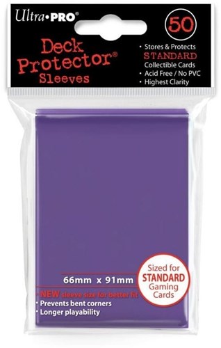 Ultra Pro card sleeves purple 50 pcs - trading cards protection-2