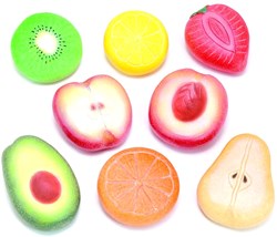 Yellow Door sensory play stones fruit - educational outdoor toy