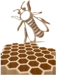 Grennn bee and honeycomb cutter toy educational honeycomb play