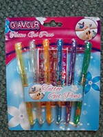 Glitter tattoo pens set multicolor 6 pieces tattoo toy creative-2