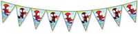 Globos Spidey paper bunting FSC 3 meters kids party decoration-2