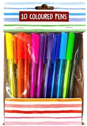 Rainbow 10 color pens BTS033