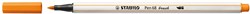 Stabilo brush pen premium felt-tip orange - creative brush lettering