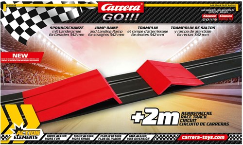 Carrera racetrack Action Pack - Ramp and straight track pieces - Track accessory