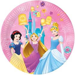 Globos paper plates Disney Princess FSC 23cm 8 pieces kids party