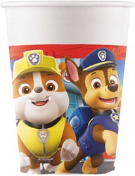 Globos paper cups PAW Patrol Rescue Heroes FSC 8 pcs party