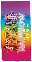 Beach towel Rainbow High beach towel 70x140cm rainbow colors