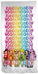 Beach towel Rainbow High kids towel 70x140cm polyester colorful