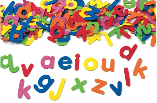 Colorations - Foam Letters Alphabet self-adhesive craft set 360 pieces