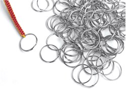 Colorations key rings metal - creative keychain set 144 pieces