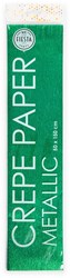 Globos metallic crepe paper green 50x150cm craft paper