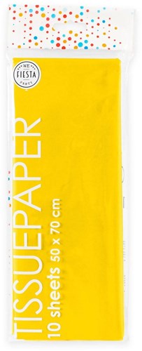 Globos tissue paper yellow craft paper 10 sheets 50x70cm