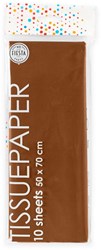 Globos tissue paper brown 10 sheets 50x70cm craft paper