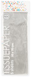 Globos tissue paper silver 10 sheets 50x70cm craft paper