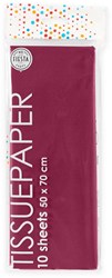 Globos tissue paper bordeaux red 10 sheets 50x70cm craft paper