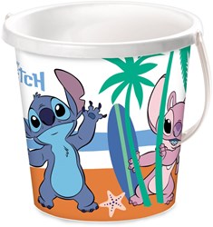 Mondo bucket Stitch plastic beach toy multicolour 17 cm