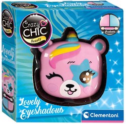 Clementoni Crazy Chic eyeshadow make-up bear case for kids