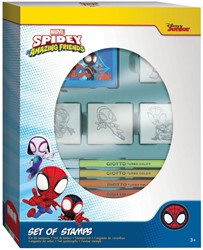 Spidey Stempelset met 4 Stempels