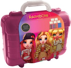 Multiprint Rainbow High travel stamp and coloring case playset