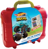 Hot Wheels stamp and coloring case creative toy red