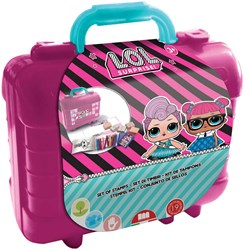 Multiprint L.O.L. Surprise craft case stamps and coloring set purple