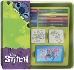 Multiprint Stitch stamp set and felt-tip pens in storage box creative fun