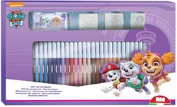 PAW Patrol Skye Kleurset met Stempels, 41dlg.