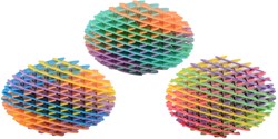 Johntoy Rainbow Shapeshifter Worm fidget toy rainbow colors