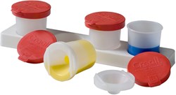 Creall paint pots holder - anti-spill pots 320ml 4 pieces set