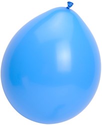 Folat balloons dark blue 10 pieces - party decoration latex 30 cm
