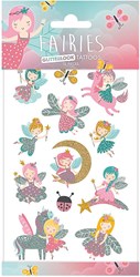 Totum glitter tattoos fairies - temporary kids tattoos magical