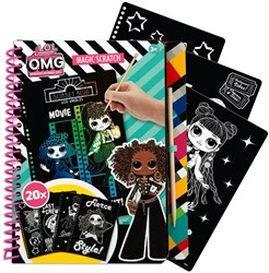 L.O.L. Surprise magic scratch set - creative scratch art for kids