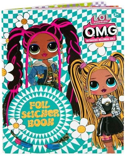 L.O.L. Surprise sticker book foil with 20 pages - toy fun