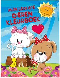 Mondikaarten coloring book animal fun 48 pages A4 size