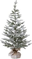 Decoris artificial Christmas tree snow decorative tree 100cm green