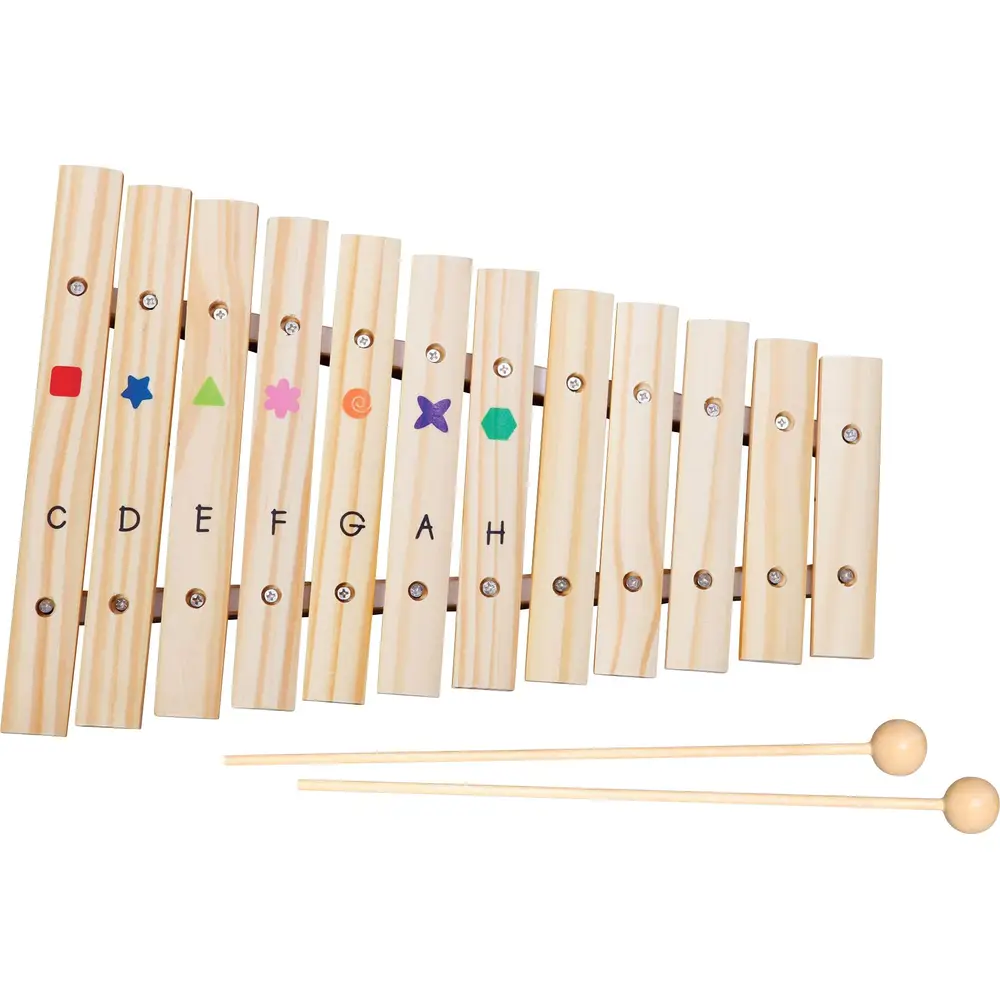 Vedes wooden xylophone toy with 12 tones for children
