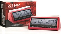 DGT chess clock digital red - DGT 3000 with FIDE certificate