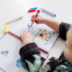 Bambolino Toys Bumba stamp book - creative toy for children